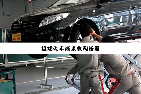 福建汽车线束收购话题