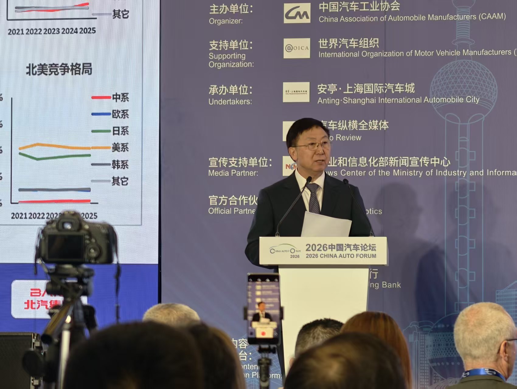 中国汽车工业协会副会长兼秘书长付炳锋 郭跃/摄